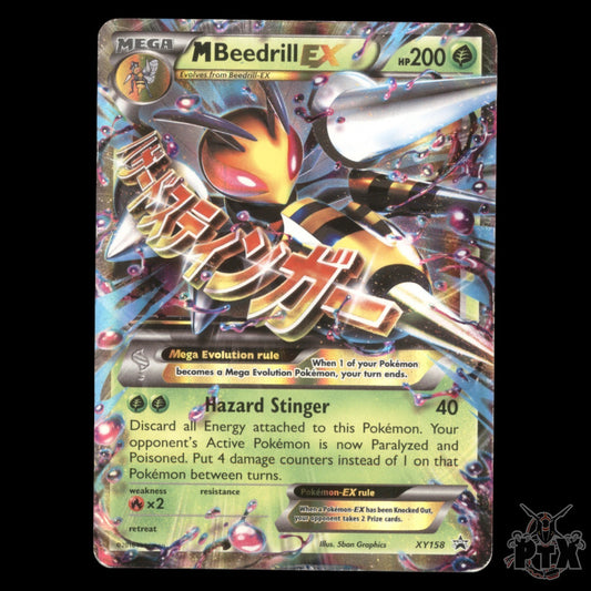 M Beedrill EX #XY158 XY Promo MP/Moderatly Played Pokemon 2016