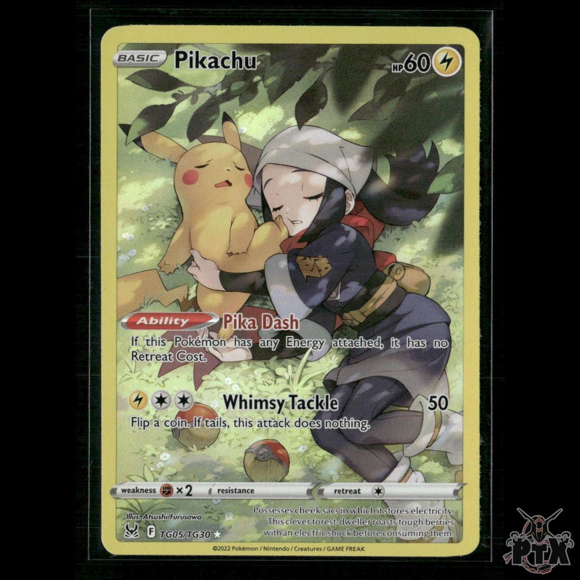 Pikachu TG05/TG30 SWSH11: Lost Origin Trainer Gallery NM Pokemon