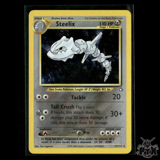Steelix Holo 15/111 Neo Genesis MP Pokemon