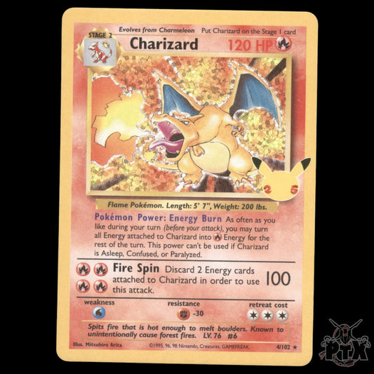 Charizard #4/102 Celebrations NM/Near Mint Pokemon 2021