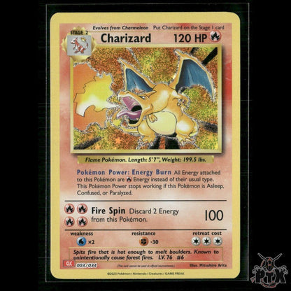 Charizard 003/034 Trading Card Game Classic NM Pokemon