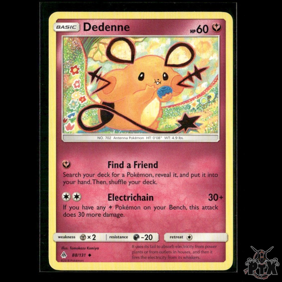 Dedenne 88/131 SM - Forbidden Light NM Pokemon