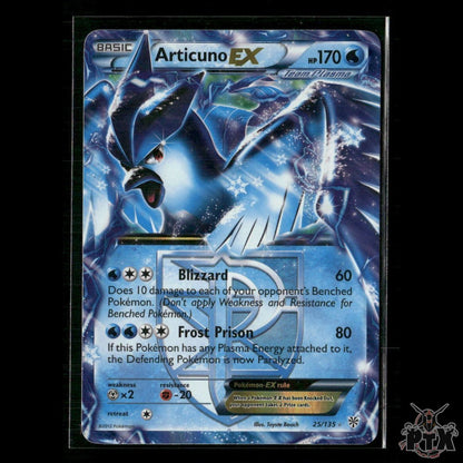 Articuno EX (Team Plasma) 25/135 Plasma Storm LP Pokemon
