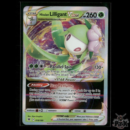 Hisuian Lilligant VSTAR 018/189 SWSH10: Astral Radiance NM Pokemon