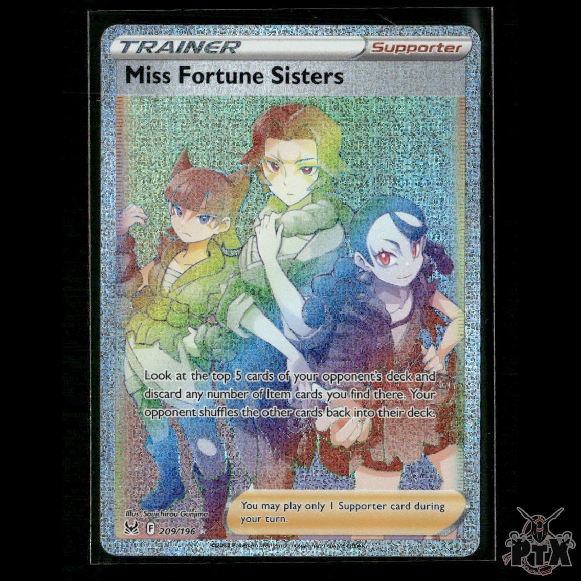Miss Fortune Sisters (Secret) 209/196 SWSH11: Lost Origin NM Pokemon