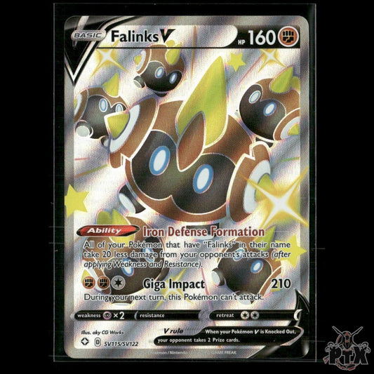 Falinks V SV115/SV122 Shining Fates: Shiny Vault NM Pokemon