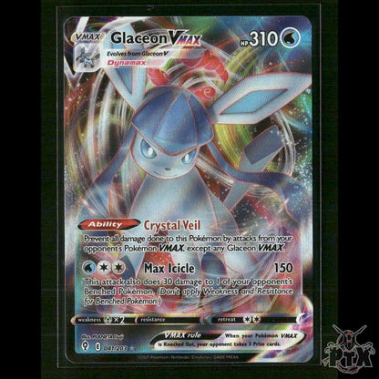 Glaceon VMAX 041/203 SWSH07: Evolving Skies NM Pokemon