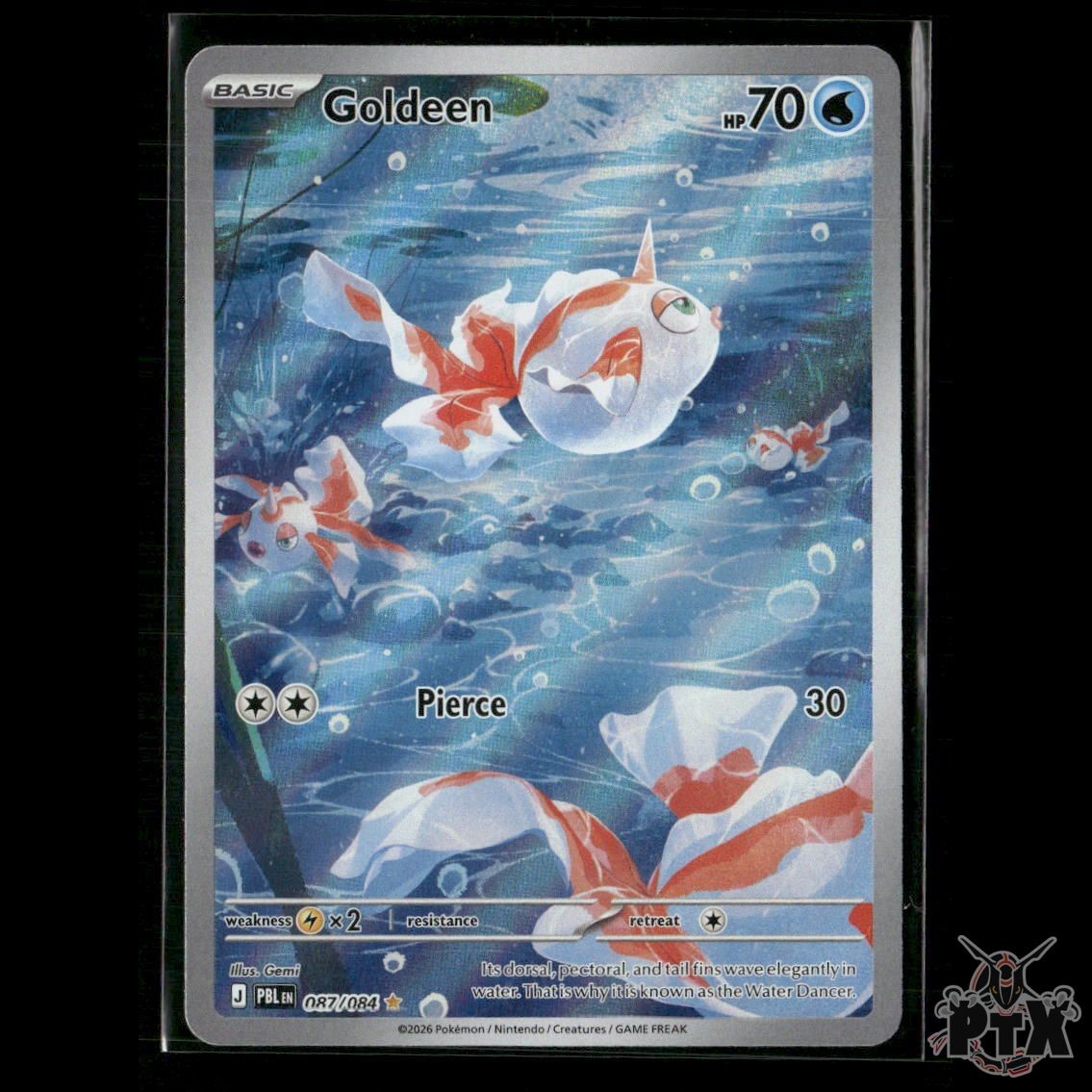Goldeen 087/084 ME05: Pitch Black NM Pokemon