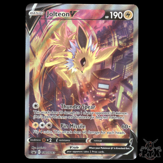 Jolteon V #SWSH183 Sword & Shield Promo NM/Near Mint Pokemon 2021