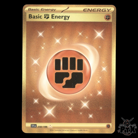 Fighting Energy #258/198 Scarlet & Violet Base NM/Near Mint Pokemon 2023