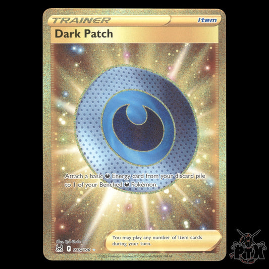 Dark Patch #216/196 Lost Origin NM/Near Mint Pokemon 2022
