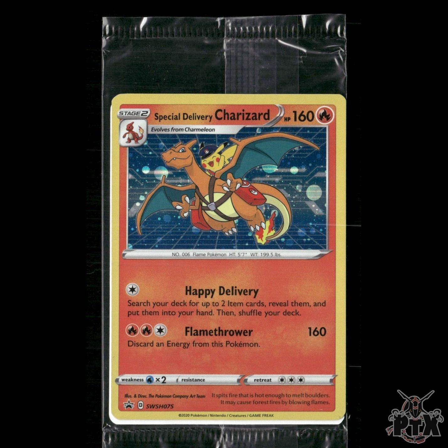 Special Delivery Charizard SWSH075  Sword & Shield Promo Cards Sealed Pokemon