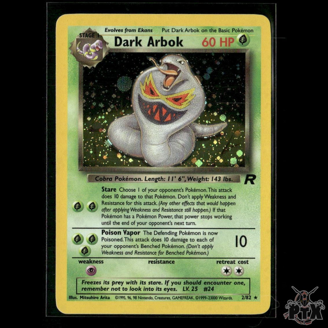 Dark Arbok 2/82 Team Rocket NM Pokemon