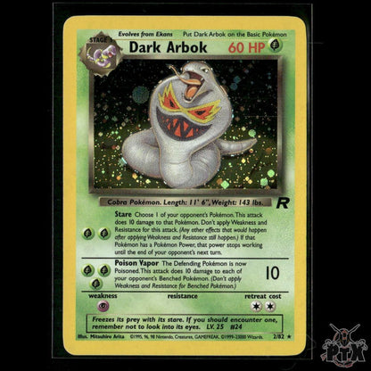 Dark Arbok 2/82 Team Rocket NM Pokemon
