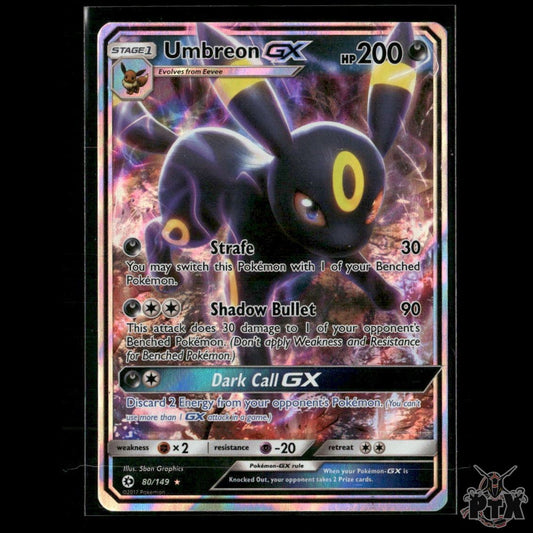 Umbreon GX 80/149 SM Base Set NM Pokemon