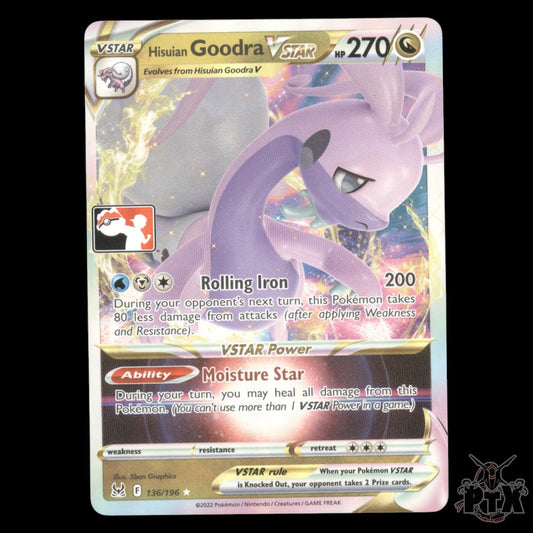 Hisuian Goodra Vstar Play! #136/196 Prize Pack Series Three NM Pokemon 2022