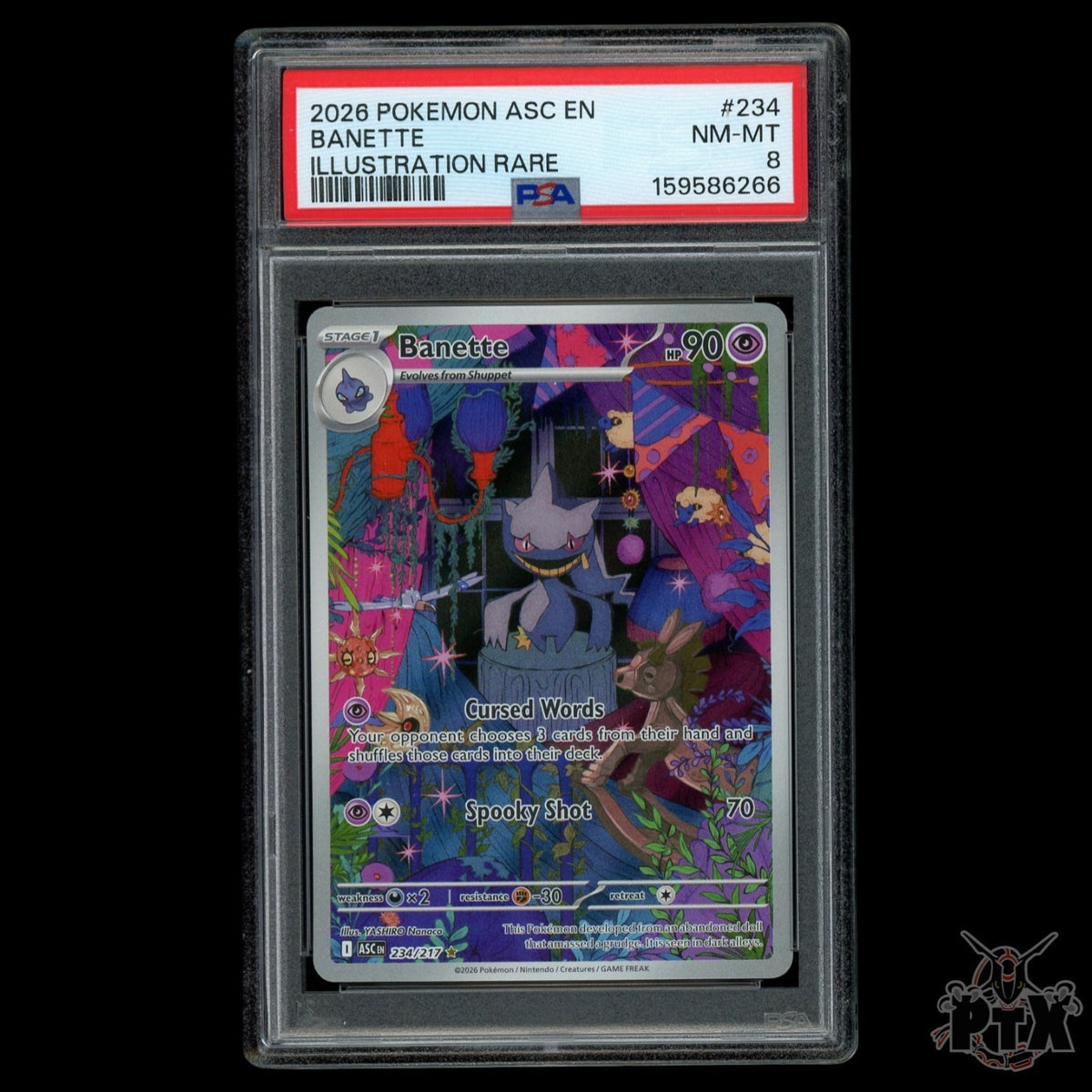 Banette 234/217 PSA 8 Ascended Heroes Pokemon 2026