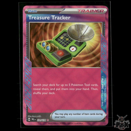 Treasure Tracker 131/131 SV: Prismatic Evolutions NM Pokemon 2025
