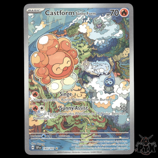 Castform #195/191 Surging Sparks NM/Near Mint Pokemon 2024