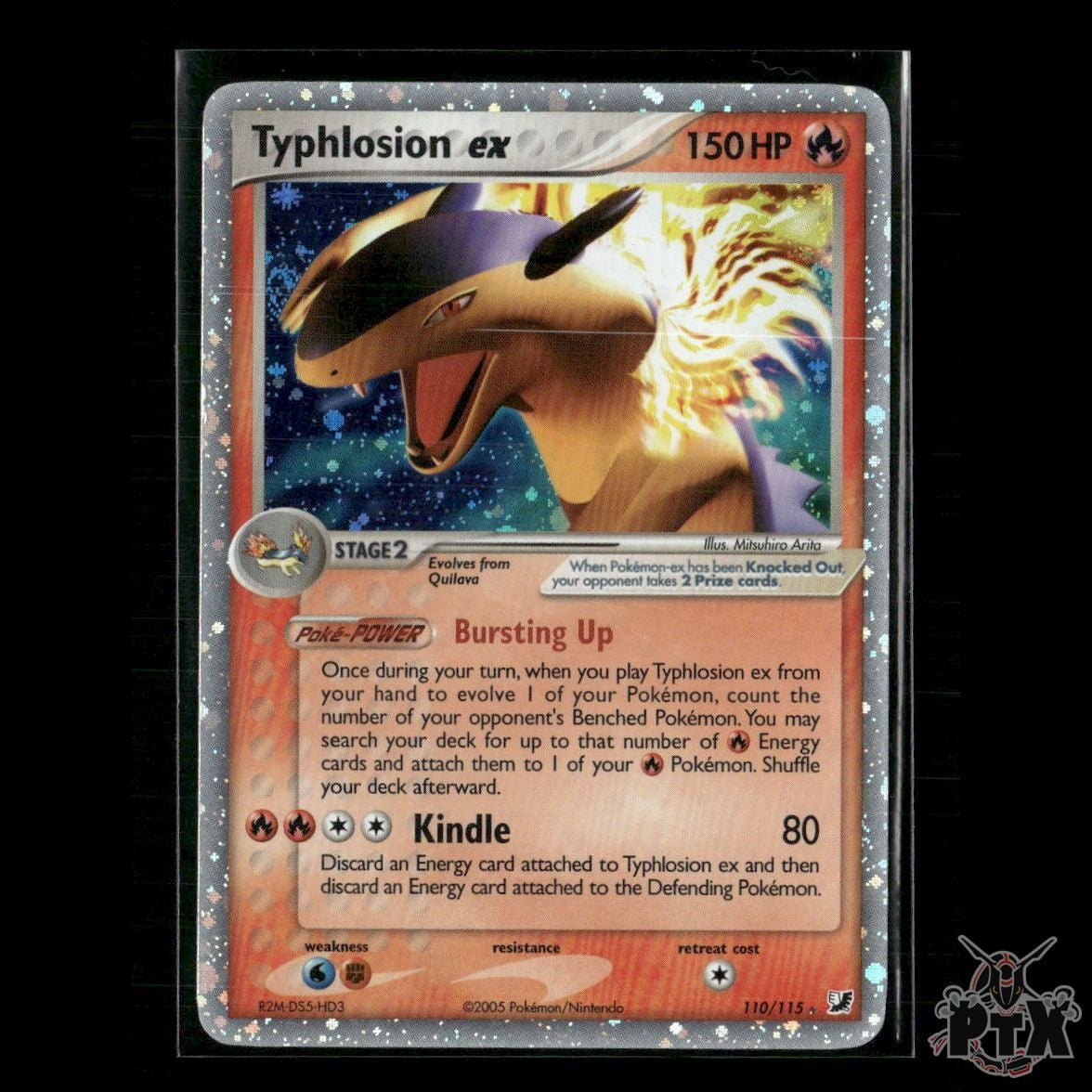 Typhlosion ex 110/115 EX Unseen Forces MP Pokemon