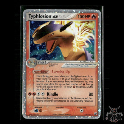 Typhlosion ex 110/115 EX Unseen Forces MP Pokemon
