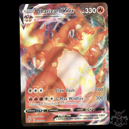 Charizard Vmax #020/189 Darkness Ablaze NM/Near Mint Pokemon 2020