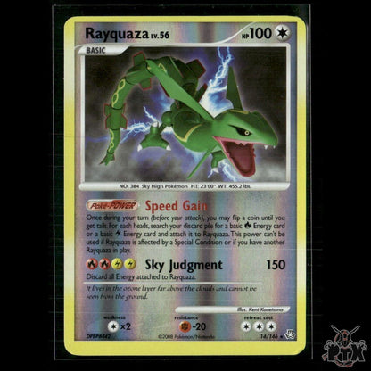 Rayquaza Reverse Holo 14/146 Legends Awakened LP Pokemon