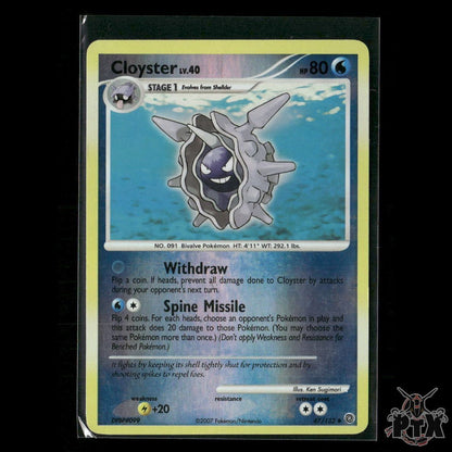 Cloyster Reverse Holo 47/132 Secret Wonders MP Pokemon