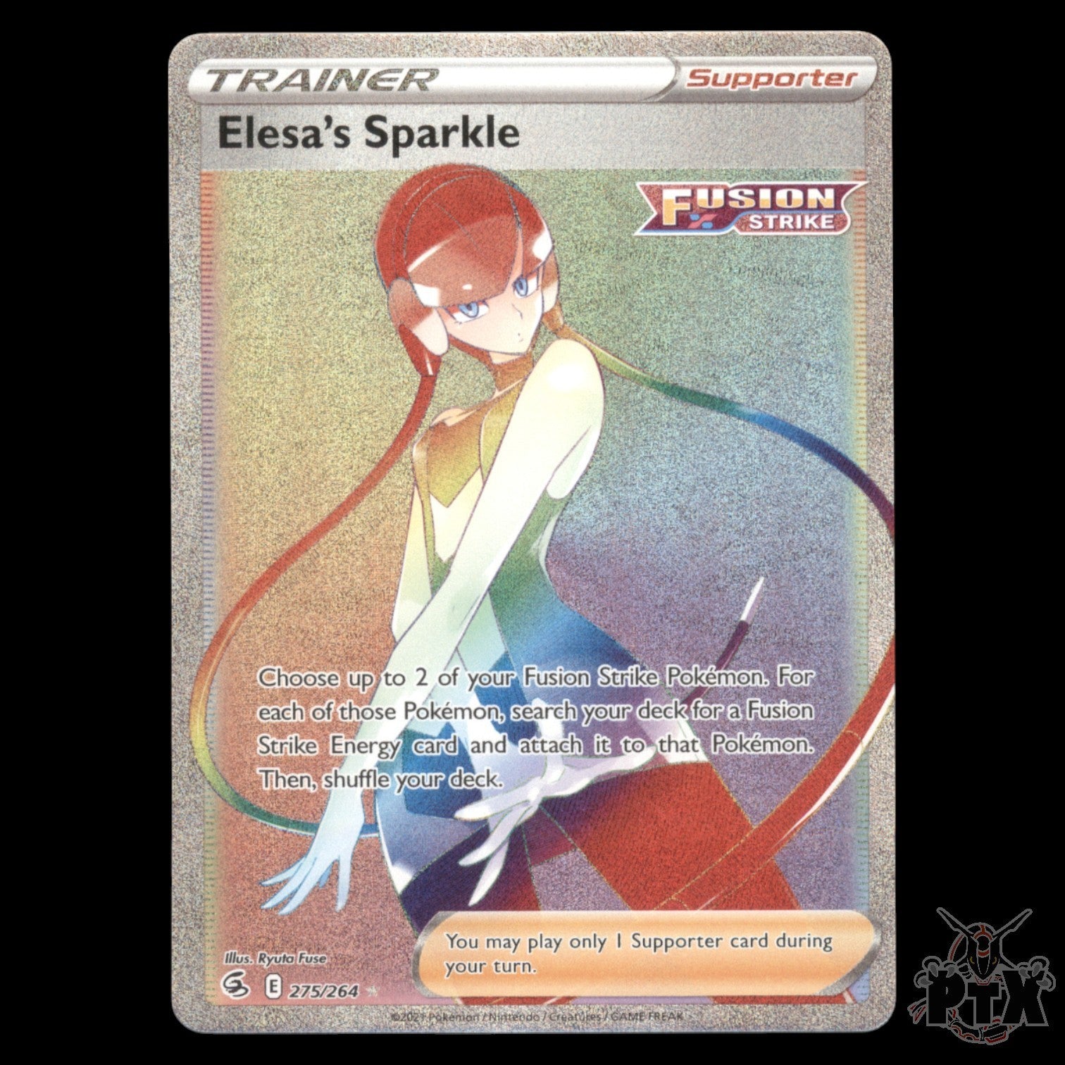 Elesa's Sparkle #275/264 Fusion Strike NM/Near Mint Pokemon 2021