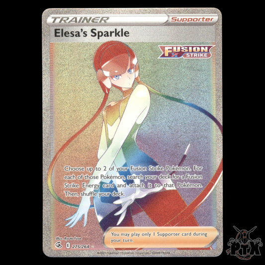 Elesa's Sparkle #275/264 Fusion Strike NM/Near Mint Pokemon 2021