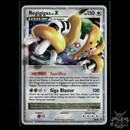 Regigigas LV.X DP30 Diamond and Pearl Promos LP Pokemon