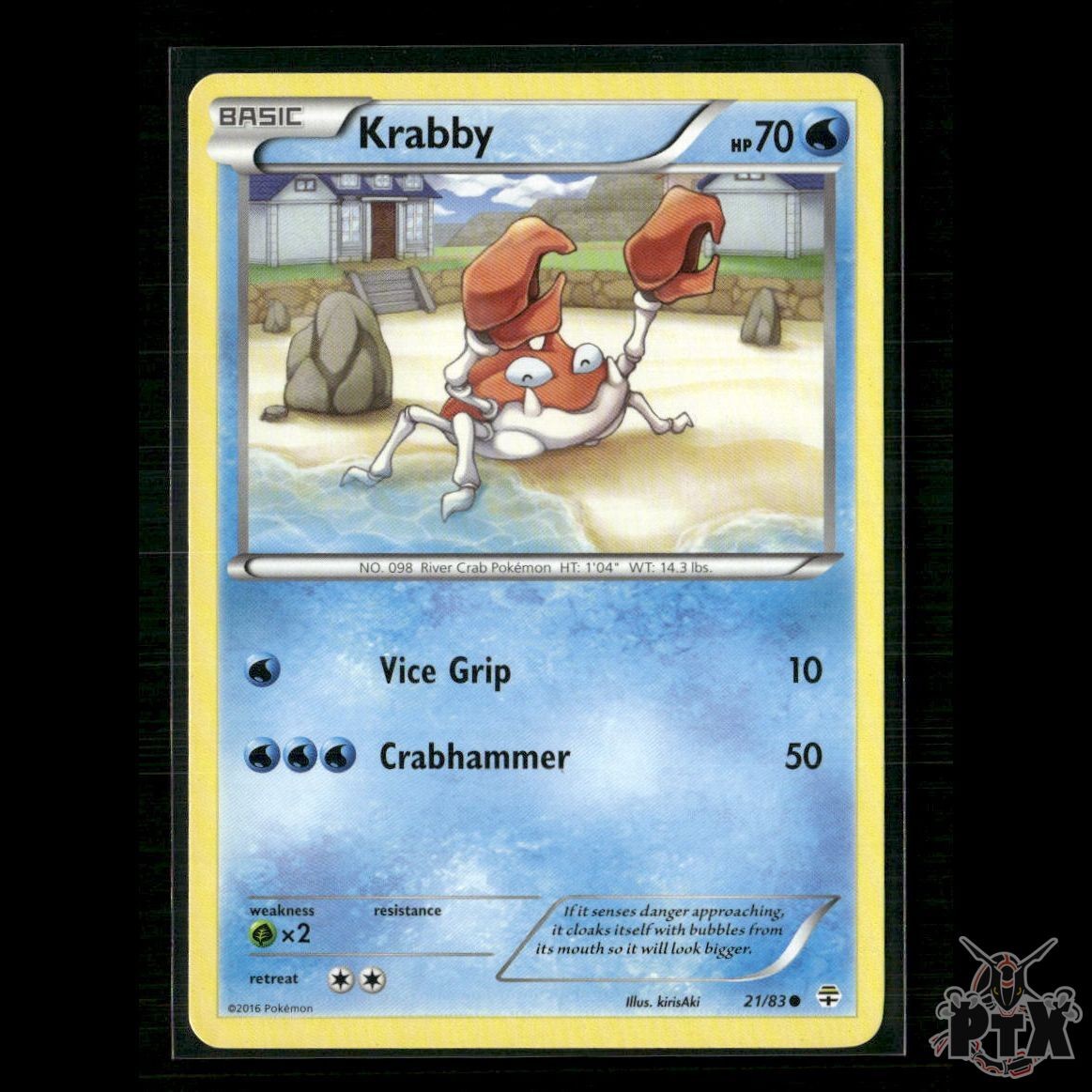 Krabby 21/83 Generations NM Pokemon