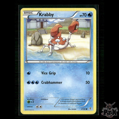 Krabby 21/83 Generations NM Pokemon