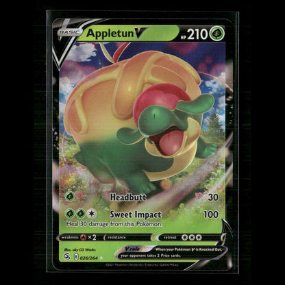 Appletun V 026/264 SWSH08: Fusion Strike NM Pokemon