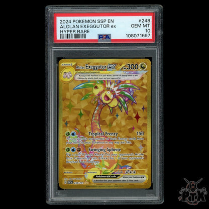 Alolan Exeggutor ex #248/191 PSA 10 Surging Sparks Pokemon 2024