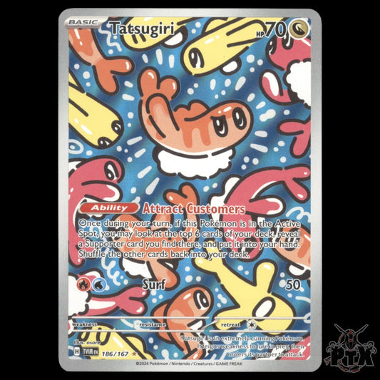 Tatsugiri #186/167 Twilight Masquerade NM/Near Mint Pokemon 2024