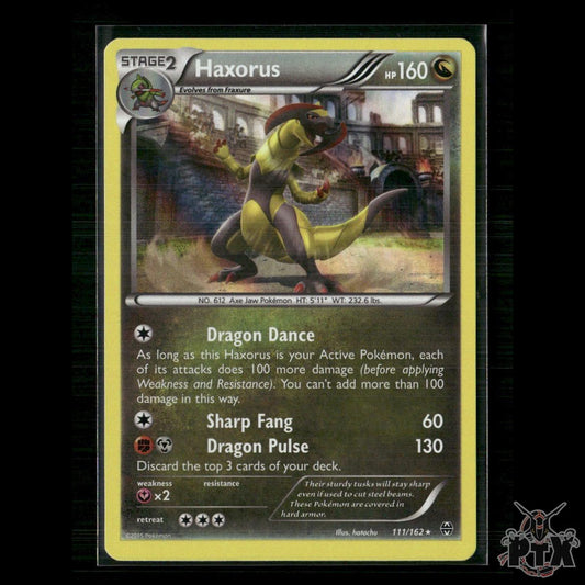 Haxorus 111/162 XY - BREAKthrough LP Pokemon