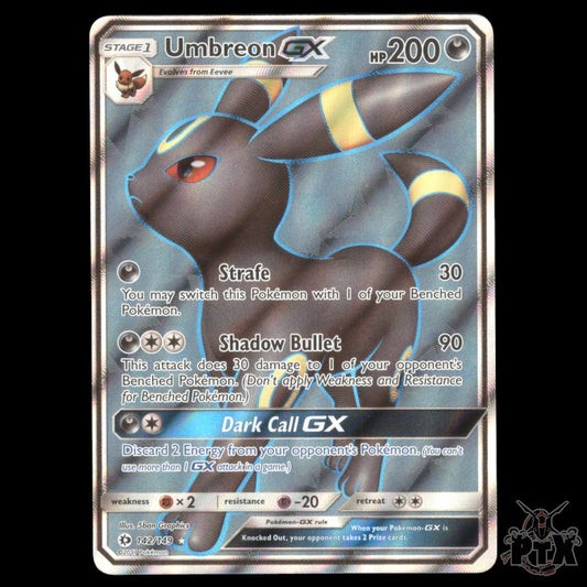 Umbreon GX #142/149 Sun & Moon Base NM/Near Mint Pokemon 2017