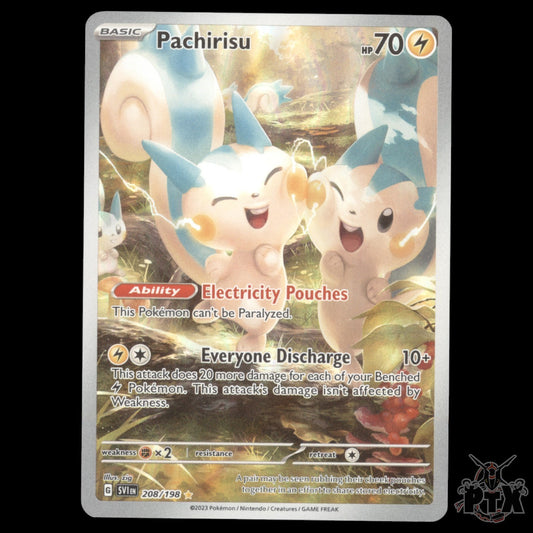 Pachirisu #208/198 Scarlet & Violet Base NM/Near Mint Pokemon 2023