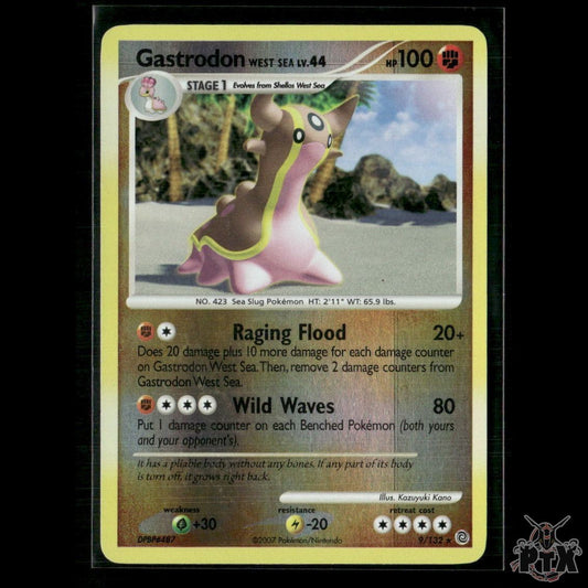 Gastrodon West Sea Reverse Holo 9/132 Secret Wonders LP Pokemon
