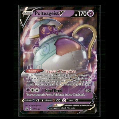 Polteageist V SWSH021 SWSH: Sword & Shield Promo Cards NM Pokemon
