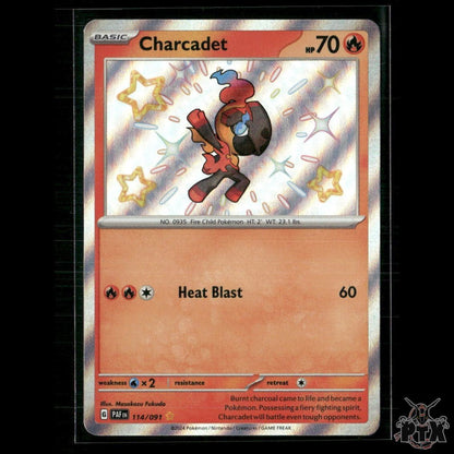 Charcadet 114/091 SV: Paldean Fates NM Pokemon