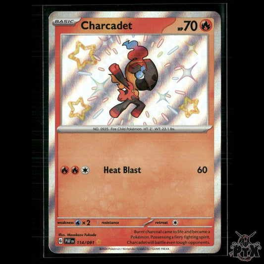 Charcadet 114/091 SV: Paldean Fates NM Pokemon