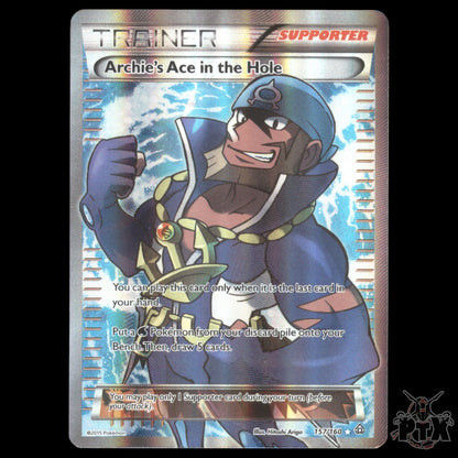 Archie's Ace in the Hole #157/160 Primal Clash NM/Near Mint Pokemon 2015