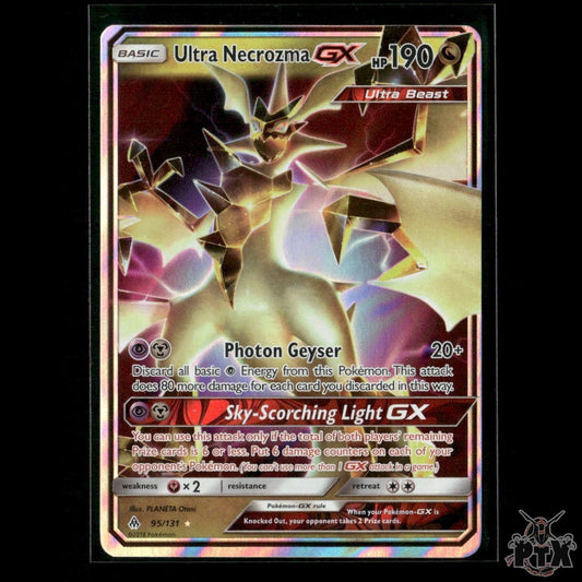 Ultra Necrozma GX 95/131 SM - Forbidden Light LP Pokemon