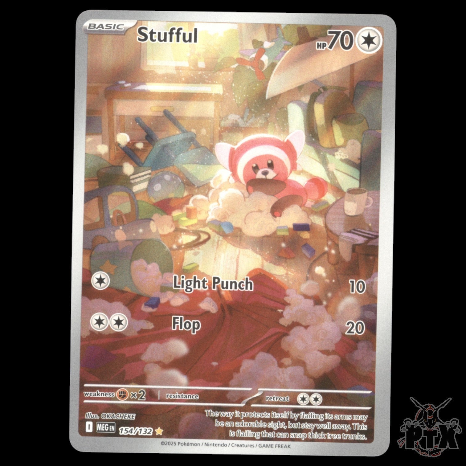 Stufful #154/132 Mega Evolution NM/Near Mint Pokemon 2025