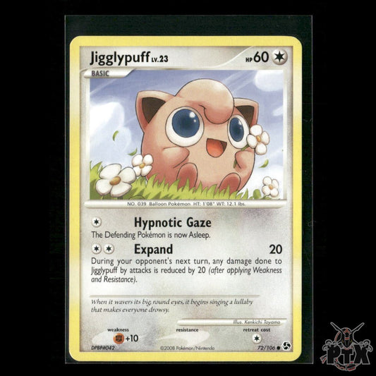 Jigglypuff 72/106 Great Encounters LP Pokemon