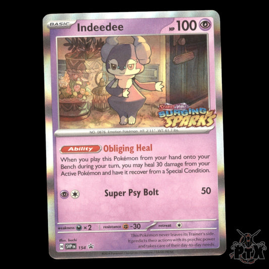 Indeedee Staff #154 Scarlet & Violet Promo NM/Near Mint Pokemon 2024