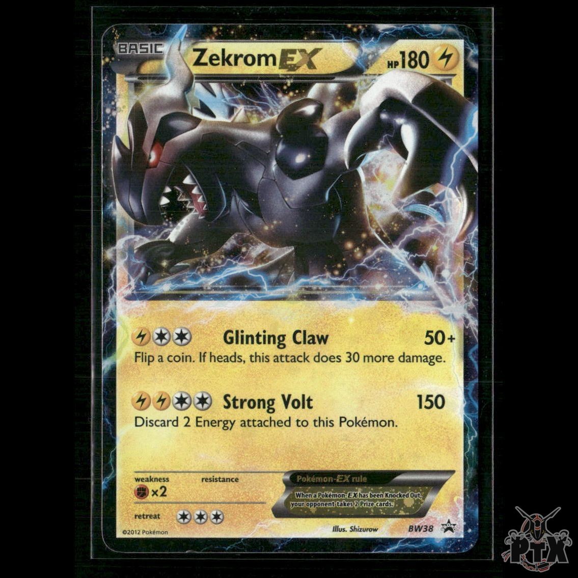 Zekrom EX 52/113 Legendary Treasures NM Pokemon