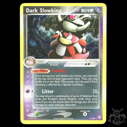 Dark Slowking Holo #9/109 Team Rocket Return Pokemon 2004 NM/Near Mint